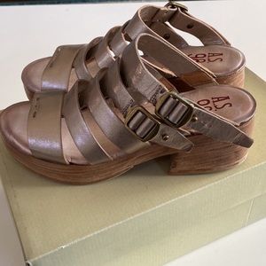 A.S.98 Leather Platform Sandal